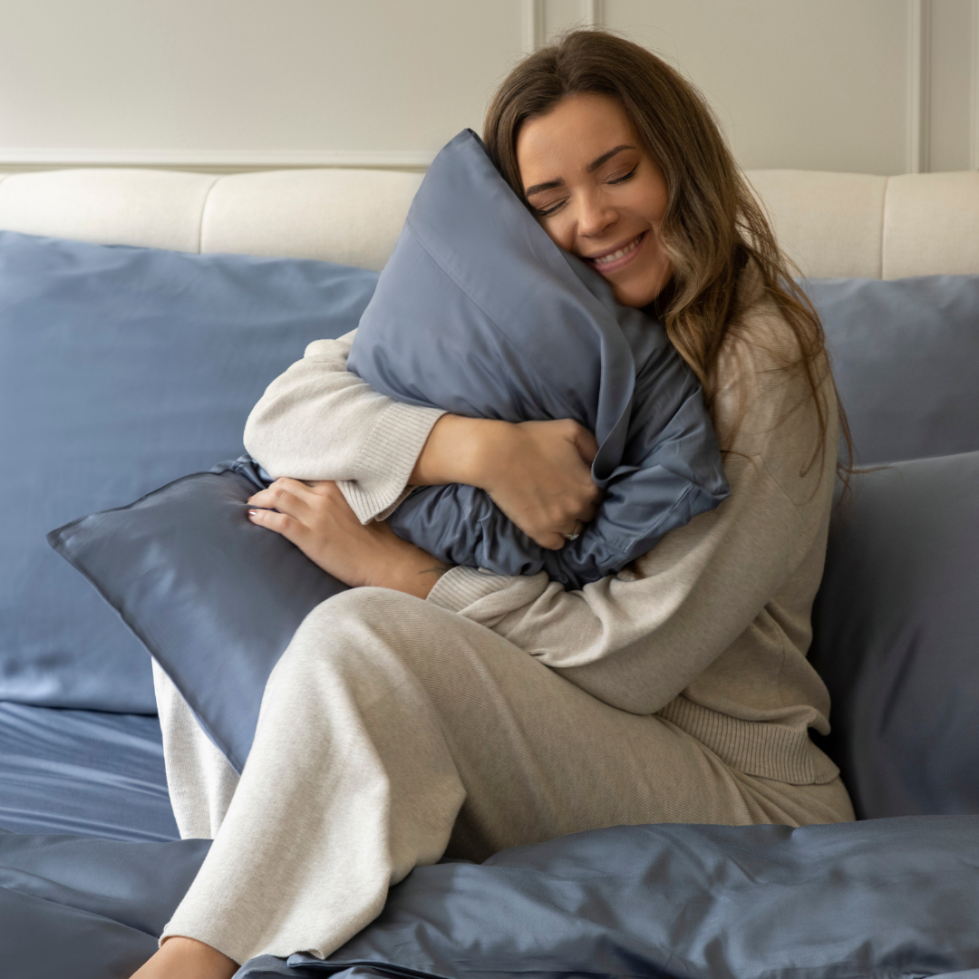 Kissenbedeckung Mitternachtsblau - Doppel 50x70 (Sara Emilie)